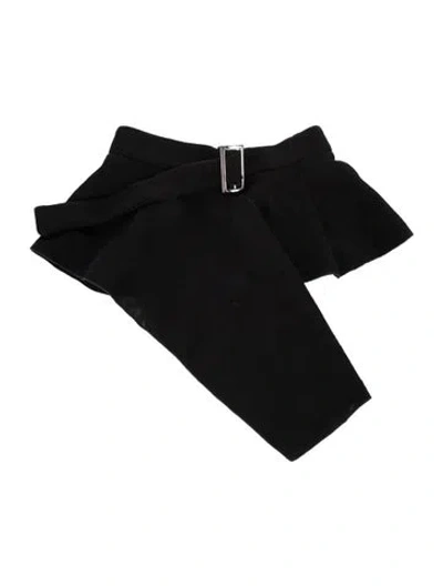 Pre-owned Sportmax Wide Waist Belt In Black