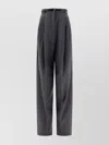 Sportmax Wide Wool Trousers Stretch