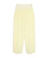 Sportmax Spsfavetta Trousers With Inserts In Yellow