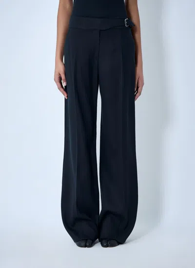 Sportmax Wide-leg Tailored Trousers In Black