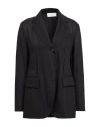 Sportmax Woman Blazer Black Size 4 Ramie, Viscose