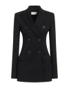 Sportmax Double-breasted Jacket Featuring Button Detailing In Black