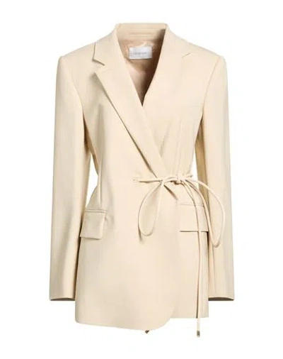 Sportmax Woman Blazer Cream Size 2 Viscose, Elastane In White