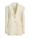 Sportmax Single-breasted Two-button Jacket In White