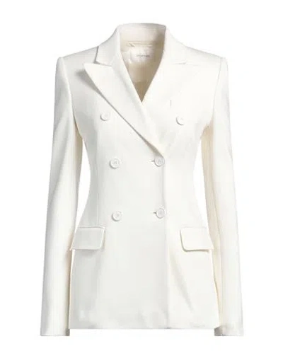 Sportmax Woman Blazer Ivory Size L Polyester In White