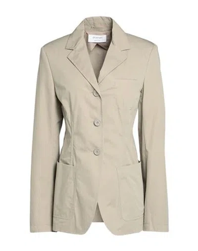 Sportmax Woman Blazer Khaki Size 8 Cotton In Beige