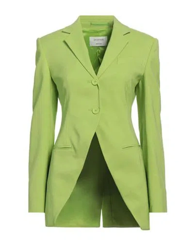 Sportmax Woman Blazer Light Green Size 6 Viscose, Elastane, Polyester