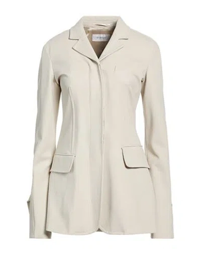 Sportmax Woman Blazer Light Grey Size S Viscose, Polyamide, Elastane In Gray