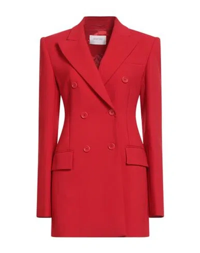 Sportmax Woman Blazer Red Size 8 Virgin Wool, Elastane