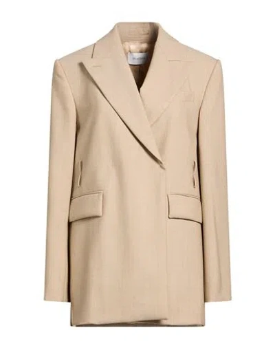 Sportmax Woman Blazer Sand Size 4 Virgin Wool In Neutral