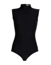 Sportmax Woman Bodysuit Black Size M Polyamide, Elastane