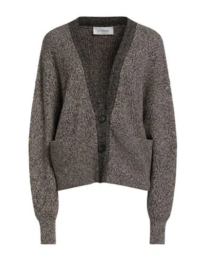 Sportmax Woman Cardigan Beige Size L Viscose, Polyester In Gray