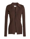 Sportmax Solid Lightweight Knit Sweater In Brown