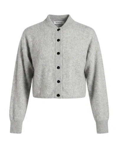 Sportmax Woman Cardigan Grey Size Xs Cashmere In Multi