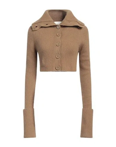 Sportmax Woman Cardigan Military Green Size M Wool, Cashmere