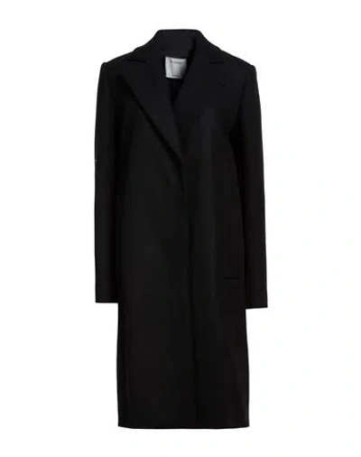 Sportmax Woman Coat Black Size 10 Virgin Wool