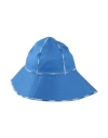 Sportmax Woman Hat Azure Size M Cotton In Blue