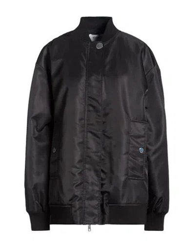 Sportmax Woman Jacket Black Size 8 Polyamide