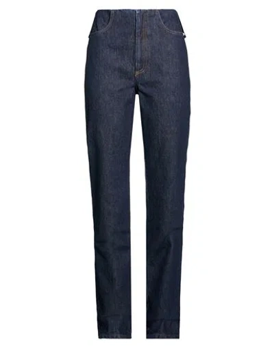 Sportmax Woman Jeans Blue Size 27 Cotton