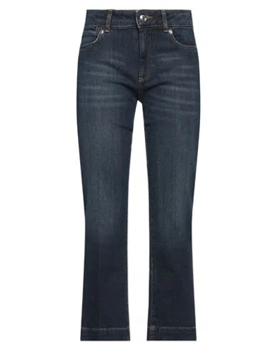 Sportmax Woman Jeans Blue Size 27 Cotton, Elastane