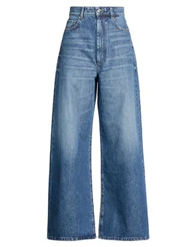Sportmax Woman Jeans Blue Size 28 Cotton