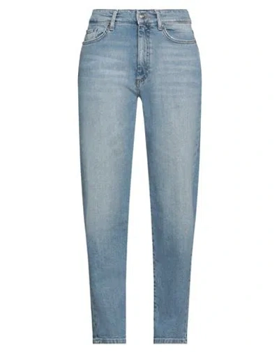 Sportmax Woman Jeans Blue Size 28 Cotton, Elastane
