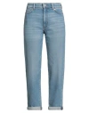 Sportmax Woman Jeans Blue Size 28 Cotton, Elastane In Blue