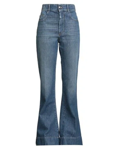 Sportmax Woman Jeans Blue Size 29 Cotton