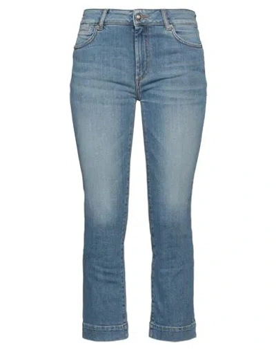 Sportmax Woman Jeans Blue Size 29 Cotton, Elastane