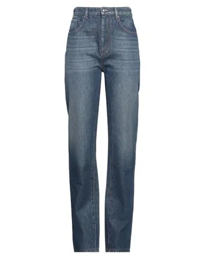 Sportmax Woman Jeans Blue Size 30 Cotton