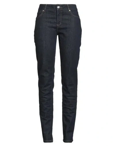 Sportmax Woman Jeans Blue Size 30 Cotton, Elastane