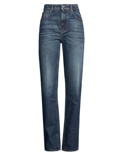 Sportmax Woman Jeans Blue Size 31 Cotton