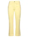 Sportmax Woman Jeans Yellow Size 31 Cotton, Elastane In Yellow