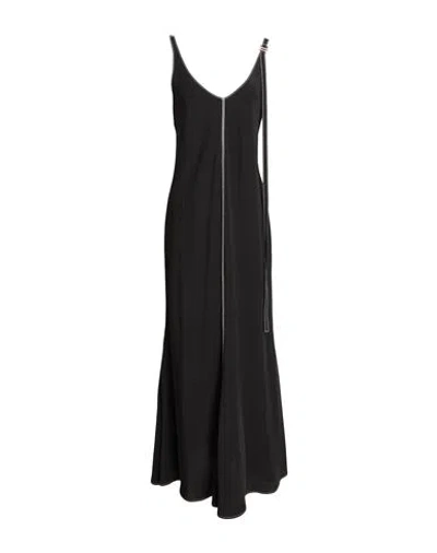 Sportmax Woman Maxi Dress Black Size 6 Viscose