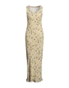 Sportmax Tonale Printed Silk Maxi Dress In Pink
