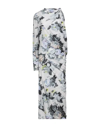 Sportmax Long Dresses In Grey