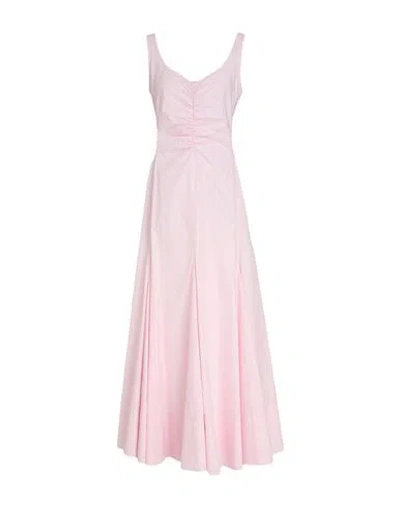 Sportmax Woman Maxi Dress Pink Size 10 Cotton