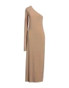 Sportmax Woman Maxi Dress Sand Size M Polyester, Elastane In Beige