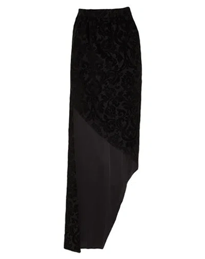 Sportmax Woman Maxi Skirt Black Size 12 Acrylic, Acetate, Polyester