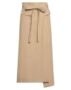 Sportmax Woman Maxi Skirt Sand Size 8 Cotton In Beige