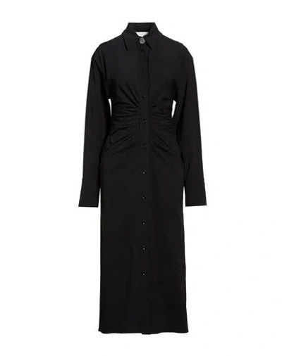 Sportmax Woman Midi Dress Black Size 10 Viscose, Elastane