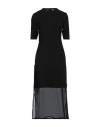 Sportmax Woman Midi Dress Black Size 2 Viscose, Polyester In Black
