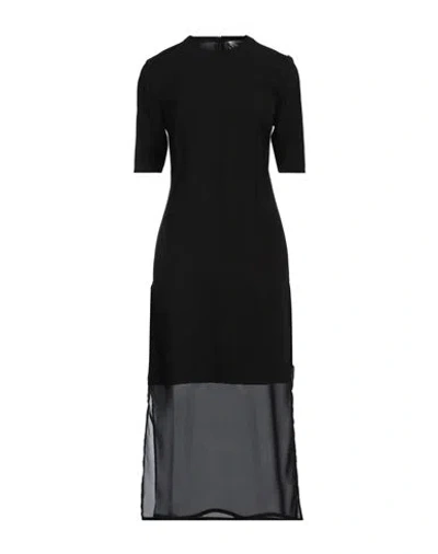 Sportmax Woman Midi Dress Black Size 2 Viscose, Polyester