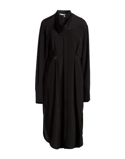 Sportmax Woman Midi Dress Black Size 4 Silk, Elastane