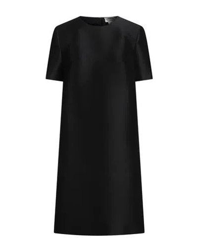 Sportmax Woman Midi Dress Black Size 8 Polyester, Polyamide, Elastane
