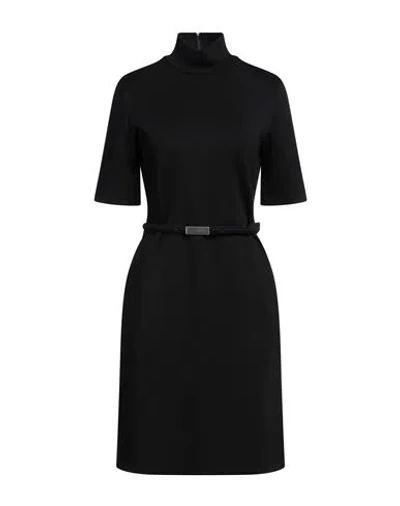 Sportmax Woman Midi Dress Black Size L Virgin Wool, Elastane