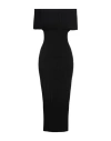 Sportmax Abito Feritos In Maglia Con Spalle Scoperte In Black