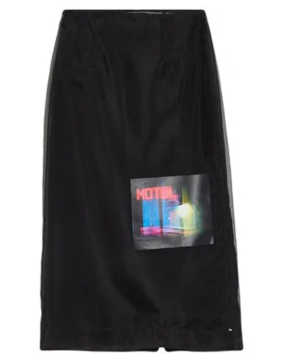 Sportmax Woman Midi Skirt Black Size 6 Polyester