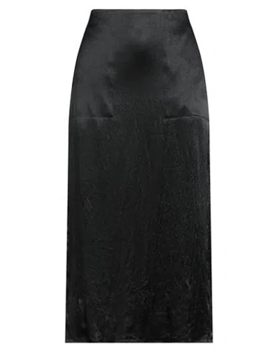 Sportmax Woman Midi Skirt Black Size 8 Acetate