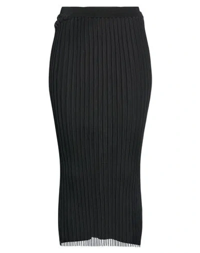 Sportmax Woman Midi Skirt Black Size M Polyamide, Polyester